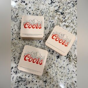Coors Vintage 1985 Bar Coasters Set Of 100